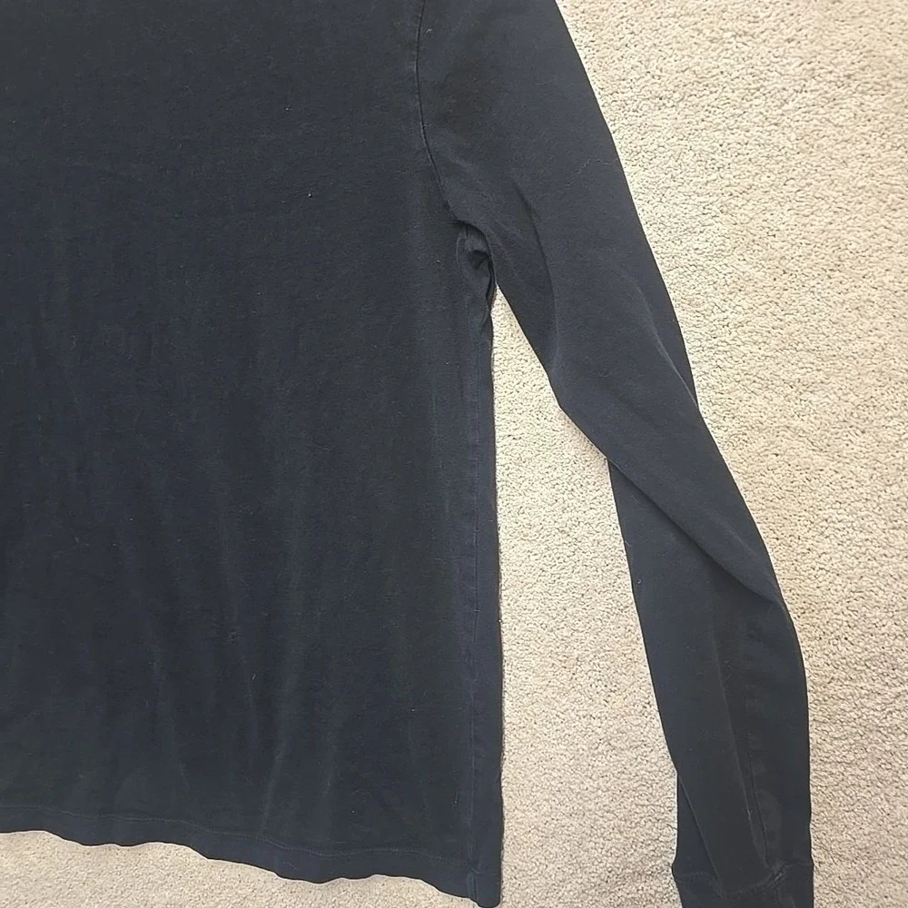 Jordan Mens Medium Black Paris‎ Saint Germain Soccer long sleeve t-shirt EUC